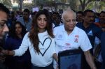 Shilpa Shetty at Wadia hospital little hearts marathon on 7th Feb 2016